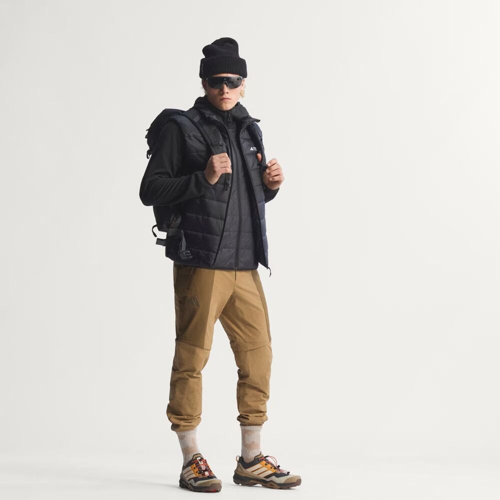 Adidas Terrex Utilitas Hiking outdoor Zip-Off Pants Mens Small Brown KA0210 NEW